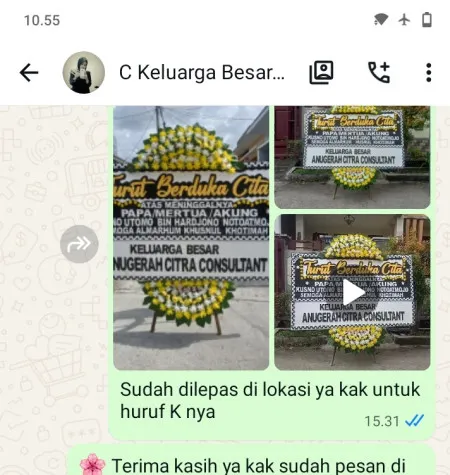 Pengiriman Papan Bunga Duka Bantarkaret Nanggung